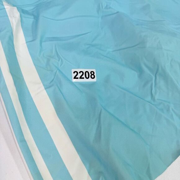 Addison Bay Skirt Skort Womens XL Blue Athletic Tennis Teal Pull On Flowy Stripe - Picture 8 of 8